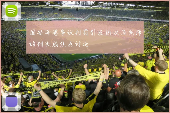 国安海港争议判罚引发热议马老师的判决成焦点讨论